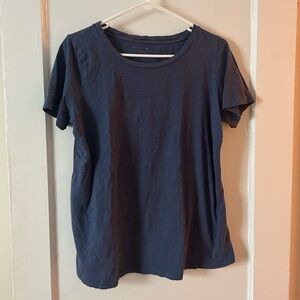 Eileen Fisher Deep Blue Short Sleeve Tee